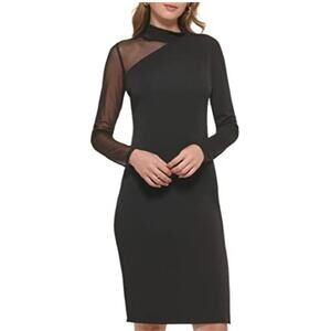 DKNY Black Evening Goth Dress Women’s Large L Gothic Elegant Party Formal